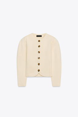 FITTED CARDIGAN WITH BUTTONS - Zara фото 10