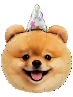 Воздушный шар фольгированный 28" «Собака в колпачке»