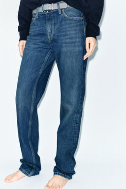 ZW COLLECTION STRAIGHT LOW-RISE JEANS - Zara фото 5