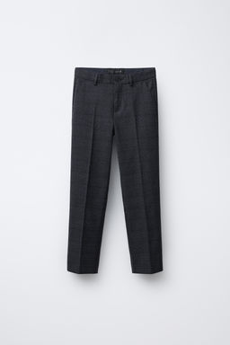CHECK COMFORT SUIT TROUSERS - Zara фото 5