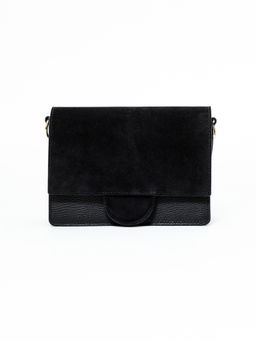 Сумка замшевая через плечо Deboro 30574 черный