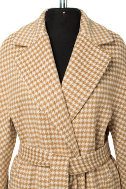 Пальто женское демисезонное (пояс) - El podio фото 11