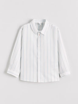 Uzun Kollu ?izgili Erkek ?ocuk G?mlek