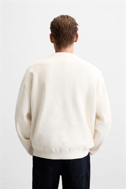 TEXTURED COTTON SWEATER - Zara фото 20