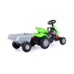 Каталка-трактор с педалями Turbo-2 с полуприцепом - Полесье фото 4
