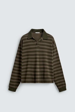 STRIPED PIQU_ RUGBY POLO SHIRT - Zara фото 8