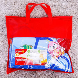 Развивающий коврик детский «Морские приключения», 2 игрушки