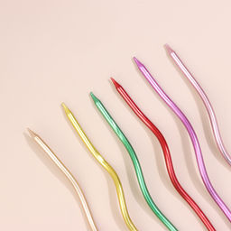 Набор свечей 6 шт. д/торта "Серпантин" коктейльные арт. 5541550