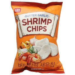 Креветочные чипсы со вкусом масла и чеснока Cosmos, Корея, 64 г Акция