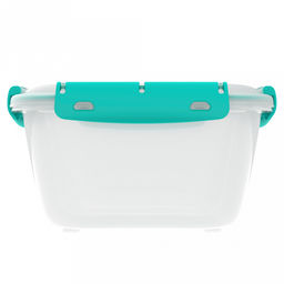 Контейнер для продуктов 3,9л, 26,8х22,6х11,9см, с клипсами, уплотнитель, полипропилен, подходит для СВЧ (Россия) - Домашняя мода фото 4