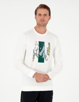 Ekru Regular Fit Sweatshirt