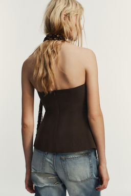 STRAPLESS TOP - Zara фото 5