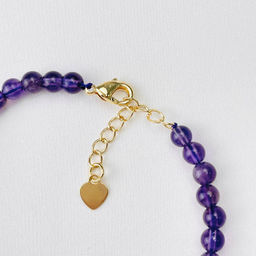 Браслет из Аметиста 16,5 см + - Радуга самоцветов фото 4