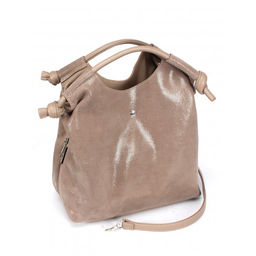 Сумка женская натуральная кожа ADEL-267 (отделка ИСК/КОЖА), 3отд, плеч/рем. капучино 263328