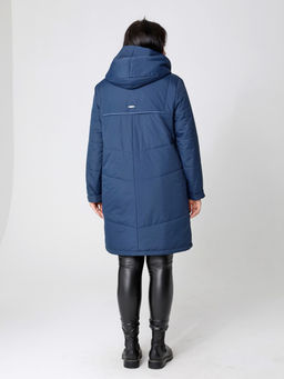 24108 Плащ утепл. т.синий - Dizzyway фото 4