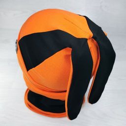 вм1410-41 Комплект трикотажный шапка/снуд Ушастик оранжевый
