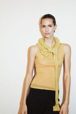 SUPIMA® SLEEVELESS T-SHIRT - Zara фото 12