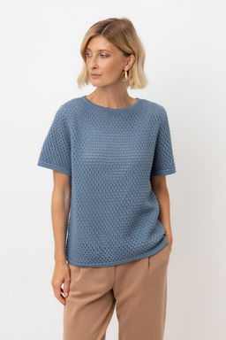 ЕВ 30221/пудрово-синий джемпер жен