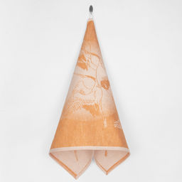 7с-128ЯК 50*70 Полотенце Журавли и солнце цв. оранжевый (многоцветный)