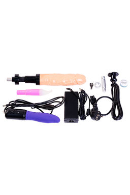 Секс-чемодан Diva Wiggler, с двумя насадками, металл, розовый, 28 см  фото 9