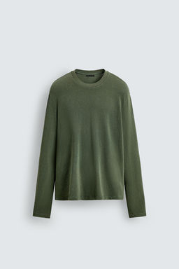 WASHED COTTON SWEATER - Zara фото 7