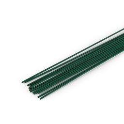 Blumentag IGW-1.2 Проволока флористическая лакированная 1.2 мм 5 х 12 шт. 40 см №01 зеленый  фото 4