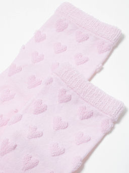 Цена за 2 пары. Носки Удлиненные CONTE COMFORT Махровые носки из хлопка с объемными рисунками светло-розовый - Conte elegant фото 5