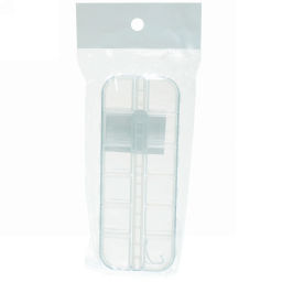 Цена за 12 шт. Таблетница - органайзер 12 ячеек "VOSTOKDOM", цвет как на фото, 13*5*1.5см