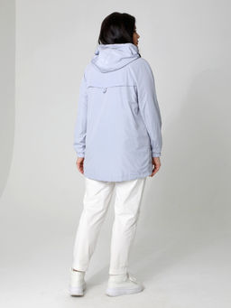 24143 Ветровка серо-голубой - Dizzyway фото 4