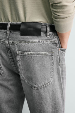 JEANS RELAXED BARREL FIT / Gris - Zara фото 7