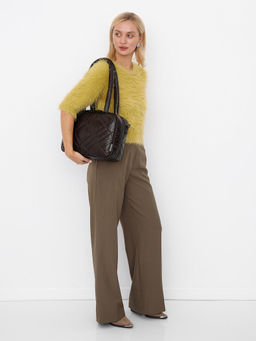 Сумка 5149L green Velina Fabbiana-Safenta