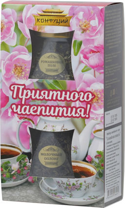 Конфуций. Набор Чайная пара. Альпийская свежесть 115 гр. карт.упаковка
