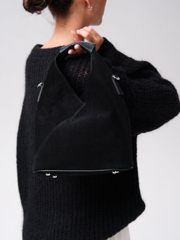 Замшевая сумка Rebecca DBR 31370 черный  фото 6