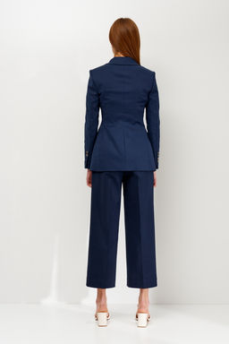 Двубортный жакет из хлопка Don (Цвет: Синий) - Morozov Amavie фото 5