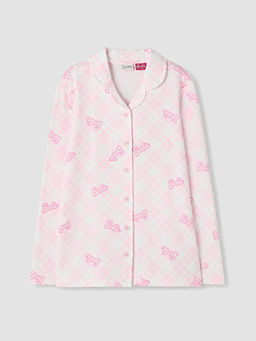 Barbie Bask?l? K?z ?ocuk Pijama Tak?m