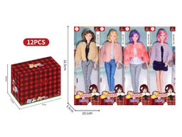 Кукла "Shyam. Winter Series" 30см в коробке (HP1192552) в шубе - 4 вида, с сумочкой, по 12шт. в шоубоксе