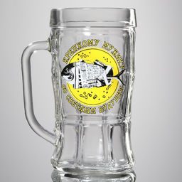 Кружка пивная с надписью Крепкому мужику, со светлым будущим, 500 мл - Дорого внимание фото 2