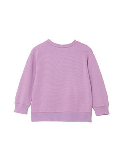 Bisiklet Yaka Bask?l? Uzun Kollu K?z ?ocuk Sweatshirt - Waikiki фото 2