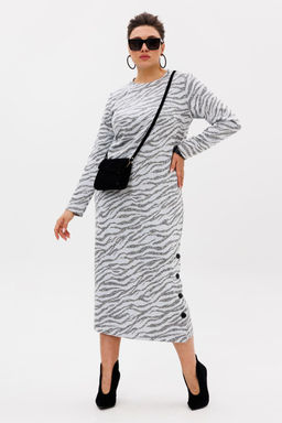 Платье ANELLI 1755 серая магия