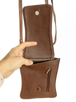 Сумка натуральная кожа через плечо №1115/1 - Ганг фото 5
