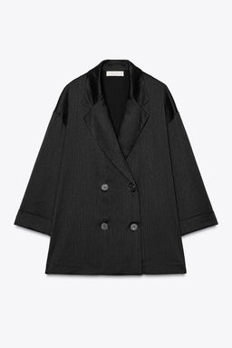 CREASED-EFFECT BLAZER - Zara фото 4