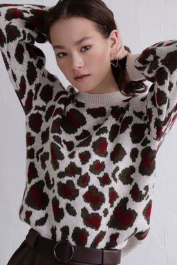 10046 Джемпер леопардовый - Martichelli фото 2