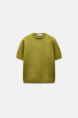 SOFT KNIT SHORT SLEEVE SWEATER - Zara фото 4