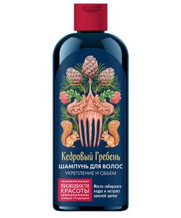 FITOкосметик Премудрости красоты Шампунь для волос Укрепление и объем Кедровый гребень 370мл