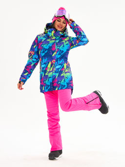 Женская горнолыжная сноубордическая куртка Alpha Endless Ultra Chaleur SNB 423/316_8 Разноцветный  фото 22