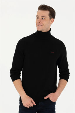 U. S. Polo Assn Мужской черный базовый свитер - U.s. polo assn фото 10