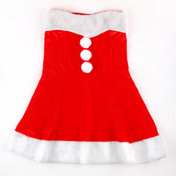 Карнавальный костюм «Мисс Санта», р-р 44-46, платье, колпак, пояс, перчатки