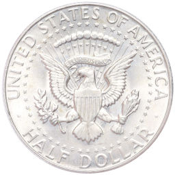 1/2 доллара (50 центов) 1968 года D США