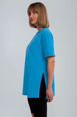 Арт. 31118 Футболка женская 44-52 (5 шт) Цвет:Голубой - Калинка фото 9