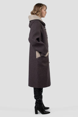 01-12180 Пальто женское демисезонное - El podio фото 5